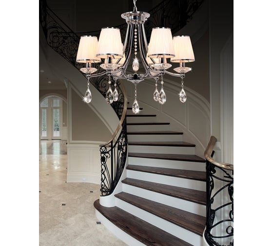 Подвесной светильник Lumina Deco Dominni LDP 9268-6 CHR