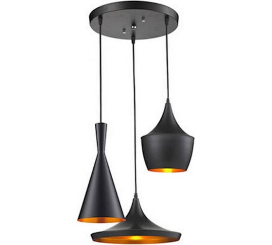 Подвесной светильник Lumina Deco Foggi LDP 7712-3 BK 1