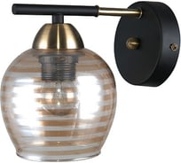 Настенный светильник Escada E27x40W, Antique brass/Black 1123/1A