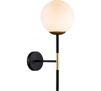 Настенный светильник Escada E27x40W, Black/Honey brass 1163/1A