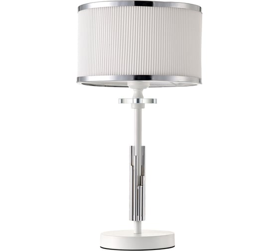 Настольный светильник Escada E27x60W, Matt white/Chrome 10156/T