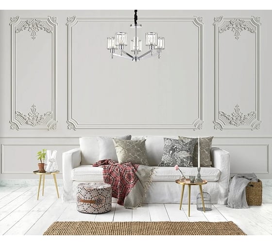 Подвесной светильник Escada E27x60W,  Chrome 691/5S