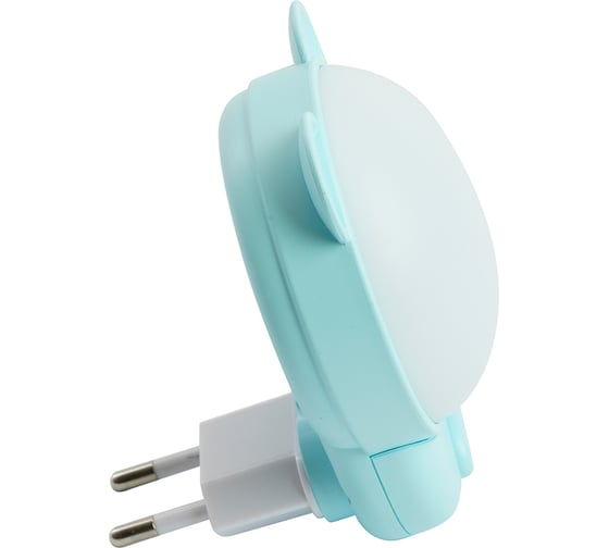Светильник-ночник FERON Мишка 10LED 2700K/6500K 1,2W 220V синий, FN1171 52060