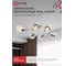 Светильник потолочный поворотный IN HOME AURA TESO-6E27ST-WH 6хЕ27 прозрачные плафоны, белый корпус 4690612063584 6