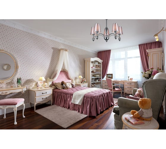 Потолочный светильник Escada E14x40W, Chrome 687/5P