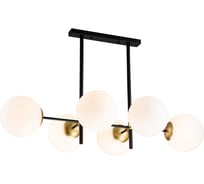Потолочный светильник Escada E27x40W, Black/Honey brass 1163/6S