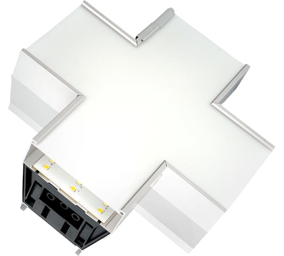 Светильник коннектор FERON 6W 660Lm 3000К-4000К-6400K, X-образный, с ручным 51874