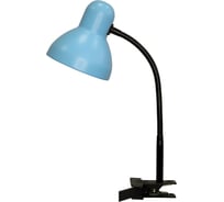 Светильник Трансвит Флинт-ПШ (40Вт, 220В, ЛН, Е27, на прищепке, на гибкой стойке) голубая лазурь матовый 49040