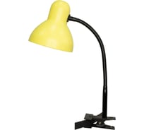 Светильник Трансвит Флинт-ПШ (40Вт, 220В, ЛН, Е27, на прищепке, на гибкой стойке) желтый матовый 49038