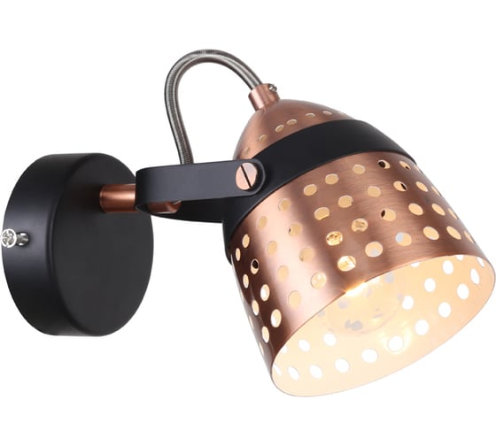 Настенный светильник Escada E14x40W, Black/Copper 1138/1A