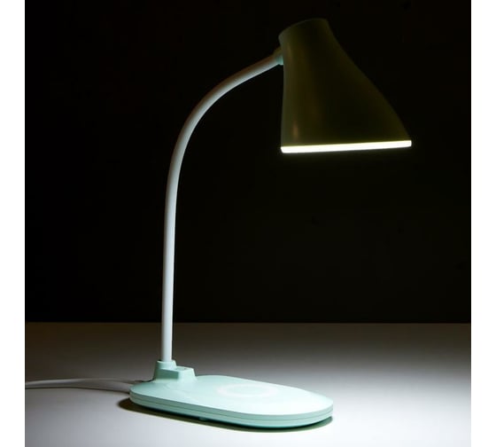Настольная лампа RISALUX 16267/1GR LED, 3Вт, 3 режима, USB, зеленый, 9,7х18х43 см 5353799