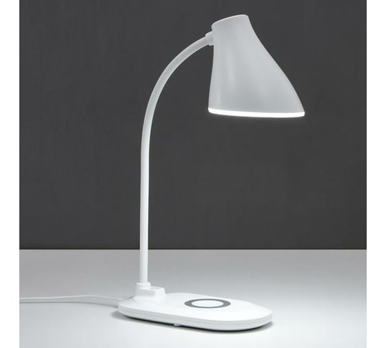 Настольная лампа RISALUX 16267/1WT LED 3Вт, 3 режима, USB, белый, 9,7х18х43 см 5353801