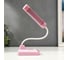 Настольная лампа RISALUX 16291/1PK 16хLED, 2Вт, 2 режима, USB, АКБ, розовый, 9х12х46 см 5375875 6