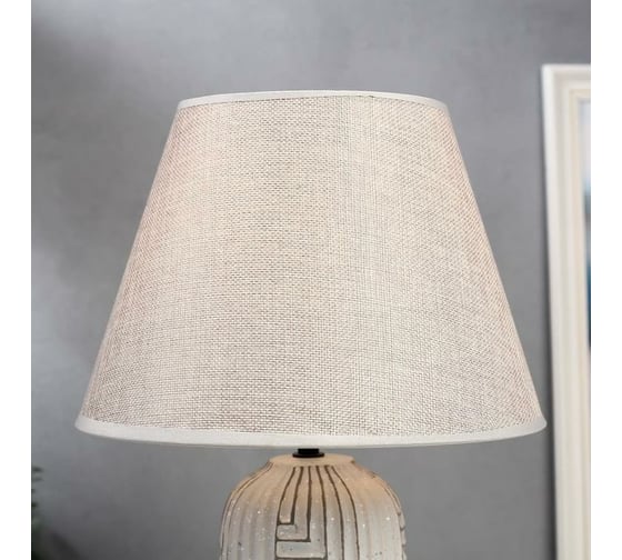 Настольная лампа RISALUX 16311/1GR E14, 40Вт, серый, 27х27х44 см 5448945