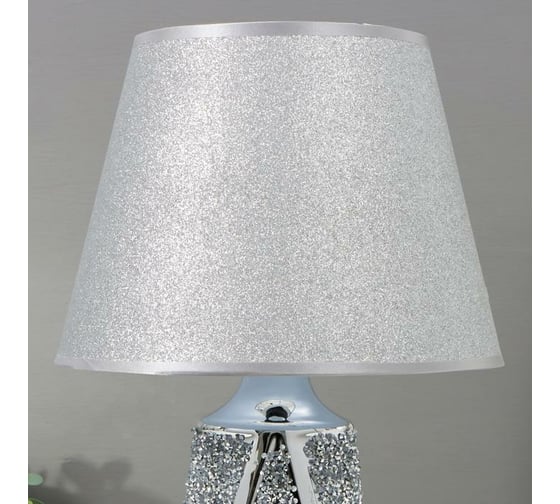 Настольная лампа RISALUX 16319/1, E14, 40Вт, хром, 12х12х40 см 5448785