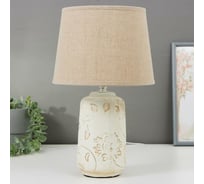 Настольная лампа RISALUX 16352/1, E14, 40Вт, бело-бежевый, 22х22х36 см 5448810