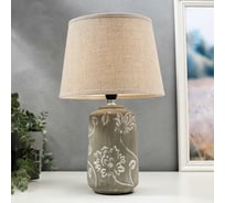 Настольная лампа RISALUX 16354/1, E14, 40Вт, серый, 22х22х36 см 5448812