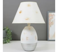 Настольная лампа RISALUX 16393/1, E14, 40Вт, белый, 22х22х37 см 5448855