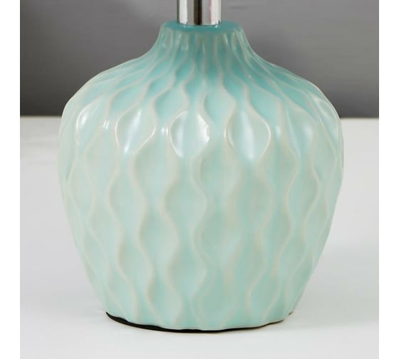 Настольная лампа RISALUX 16367/1BL, E14, 40Вт, голубой, 20х20х30 см 5448826
