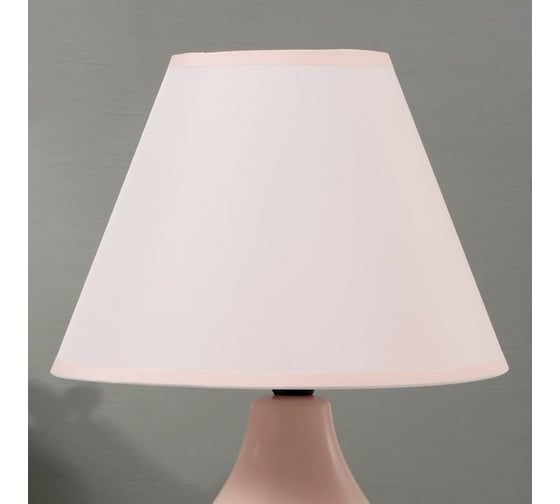 Настольная лампа RISALUX 16369/1PK, E14, 40Вт, розовый, 20х20х30 см 5448831
