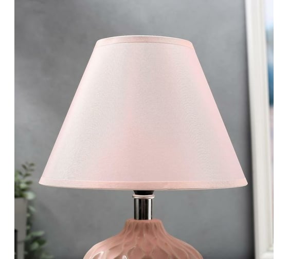 Настольная лампа RISALUX 16367/1PK, E14, 40Вт, розовый, 20х20х30 см 5448825