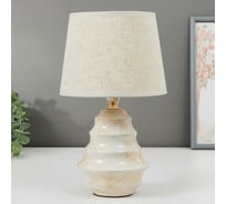 Настольная лампа RISALUX 16405/1, E14, 40Вт, бежевый, 17х17х29 см 5448869