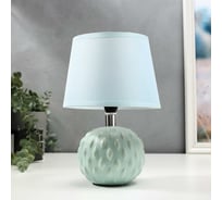 Настольная лампа RISALUX 58089/1, 1х40Вт, Е27, синий, 17х17х27 см 4733887