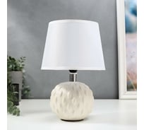 Настольная лампа RISALUX 58088/1, 1х40Вт, Е27, белый, 17х17х27 см 4733886