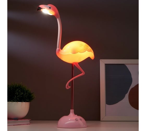 Настольная лампа RISALUX 1669/1, LED, 1Вт+2Вт, ночник, USB, АКБ, 14,5х9,5х38,7 см 5091567