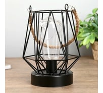 Ночник "Ночь" RISALUX LED черный 14х14х18 см. 4327301