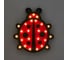 Ночник "Божья коровка" RISALUX 25хLED батарейки 2ААА красно-черный 26,5х3,5х29,5 см 5089614 1