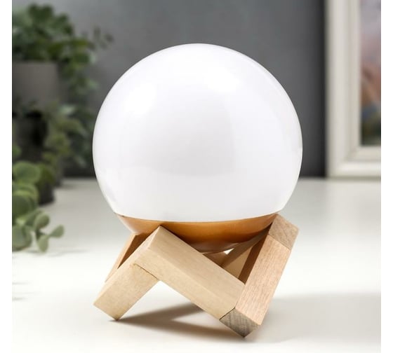 Ночник "Колоски" RISALUX LED USB RGB 9,5х9,5х12,5 см 5478565