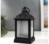 Ночник "Мерцание" RISALUX LED от батареек 3АА черный 10,5х20,5х22,5 см 5448906