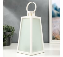 Ночник "Пламя" RISALUX LED от батареек 3хААА белый 12,8х12,8х26 см 5383722