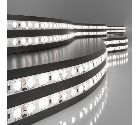 Светодиодная лента Elektrostandard 2835 12V 120Led 9,6W IP65 4200K дневной белый a052850 1