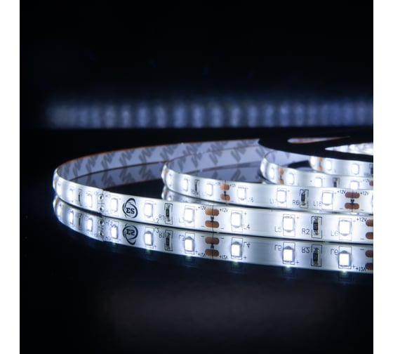 Светодиодная лента Elektrostandard 2835 24V 60Led 4,8W IP65 6500K холодный белый a052958
