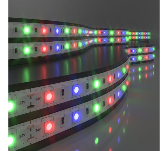 Светодиодная лента Elektrostandard 5050 24V 60Led 14.4W IP65 RGB a052978