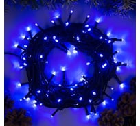 Гирлянда-нить Luazon SPEC, IP44, 10 м, Н.Т. УМС-2W, LED-100-24В, без БП, фиксинг, синий 5167168