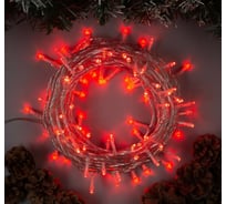 Гирлянда-нить Luazon SPEC, IP44, 10 м, Н.С. УМС-2W, LED-100-24В, без БП, 8 режимов, красный 5167164