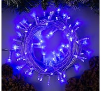 Гирлянда-нить Luazon SPEC, IP44, 10 м, Н.С. УМС-2W, LED-100-24В, без БП, фиксинг, синий 5167183