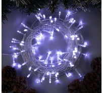 Гирлянда-нить Luazon SPEC, IP44, 10 м, Н.С. УМС-2W, LED-100-24В, без БП, фиксинг, белый 5167181