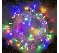 Гирлянда-нить Luazon SPEC, IP44, 10 м, Н.С. УМС-2W, LED-100-24В, без БП, фиксинг, мультиколор 5167180