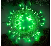 Гирлянда-нить Luazon SPEC, IP44, 10 м, Н.С. УМС-2W, LED-100-24В, без БП, 8 режимов, зеленый 5167163