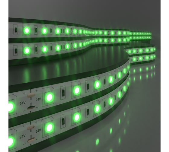 Светодиодная лента Elektrostandard 5050 24V 60Led 14,4W IP65 зелёный a052972