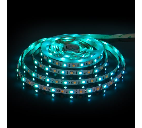 Светодиодная лента Elektrostandard 60Led 14,4W IP20 RGB 3300K теплый белый (5050+5050 24V 60Led 14,4W IP20 RGBW) a053728