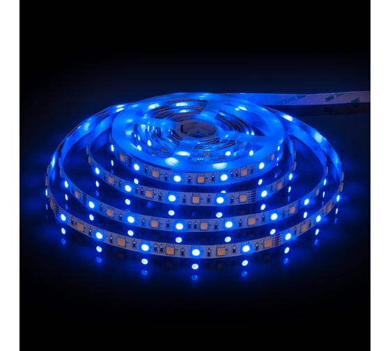 Светодиодная лента Elektrostandard 60Led 14,4W IP20 RGB 3300K теплый белый (5050+5050 24V 60Led 14,4W IP20 RGBW) a053728