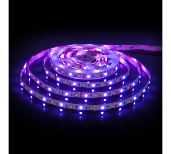 Светодиодная лента Elektrostandard 60Led 14.4W IP20 RGB 4200K дневной белый (5050+5050 24V 60Led 14,4W IP20 RGBW) a053729