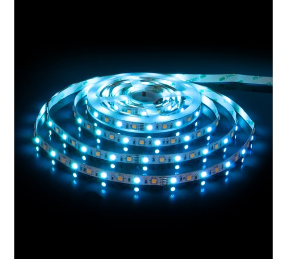 Светодиодная лента Elektrostandard 60Led 14.4W IP20 RGB 4200K дневной белый (5050+5050 24V 60Led 14,4W IP20 RGBW) a053729