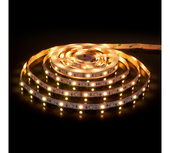 Светодиодная лента Elektrostandard 60Led 14.4W IP20 RGB 4200K дневной белый (5050+5050 24V 60Led 14,4W IP20 RGBW) a053729
