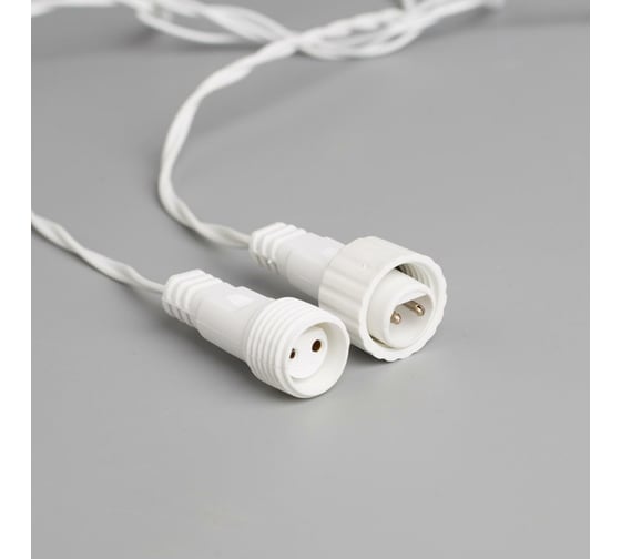 Гирлянда-нить Luazon SPEC, IP44, 10 м, Н.Б. УМС-2W, LED-100-24В, без БП, 8 режимов, теплый белый 5167153